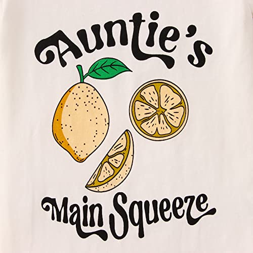 CM C&M WODRO Newborn Infant Girls Boys Bodysuit Auntie's Main Squeeze Funny Baby Onesie Romper Unisex Baby Gift Clothes 0-12M3