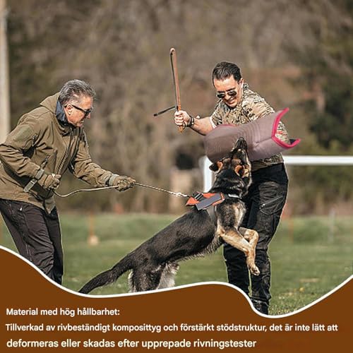 Coude d'entraînement pour chien robuste avec sa protection de bras intégrée