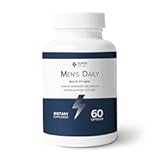 Super Naturals Men's Daily Multivitamin Energy Enhancer and Immune System Support for Men (60 Capsules, 30 Day Supply)