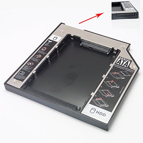 SIENOC Universale Seconda SATA HDD/SSD Caddy Caddy...