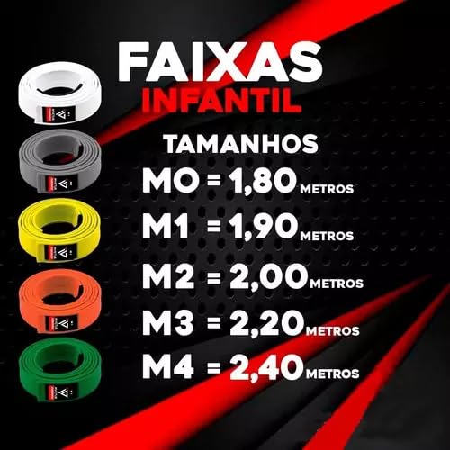 Faixa Jiu Jitsu Infantil Invictus (BRANCA, M1)