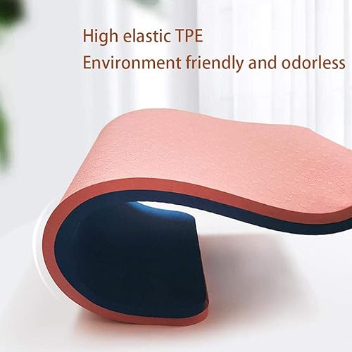 Miniatura 6 de Keenso Tapete de yoga de elastómero termoplástico, antideslizante, tapete de entrenamiento, esterilla de ejercicio, esterilla de yoga ligera,