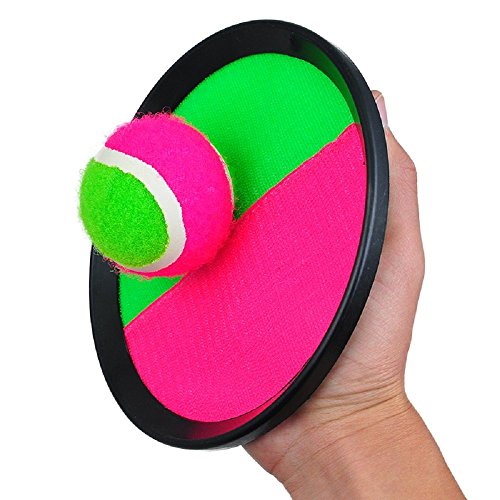 Paddle Catch Toss and Catch Ball Game Set! Throw Catch Bat Ball Game (2 Pack) Kids Version for Children