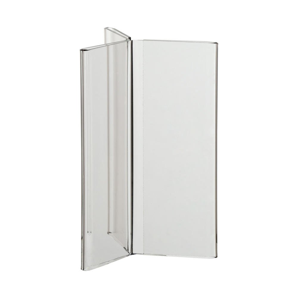 5 x Tischaufsteller Acryl DIN A6 (3x) / 3-seitig / Hochformat / Y-Ständer / Menükarten-Halter / Preishalter / Menü-Aufsteller / Thekenaufsteller