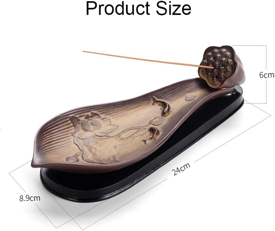 Incense Burner Holder, Ceramic Incense Cone Holder,Incense Holder ，Antique Incense Stick Holder for Bedroom, Study, Tea Room, Office