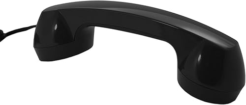 Miniatura 5 de Opis PushMeFon Cable El teléfono fijo para el hogar en estilo retro - Teléfono con botón vintage no eléctrico para conexiones fijas en negro