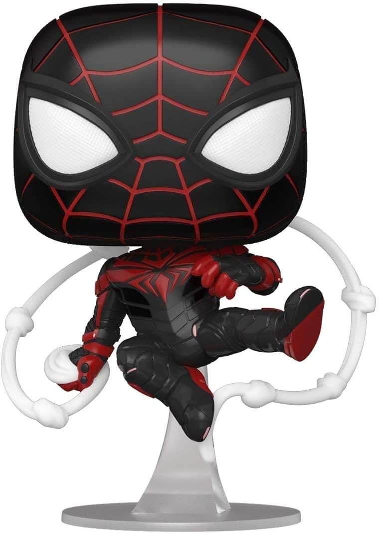 Funko POP Games: Marvel’s Spider-Man: Miles Morales - Miles Advanced Tech Suit, Multicolor, Standard