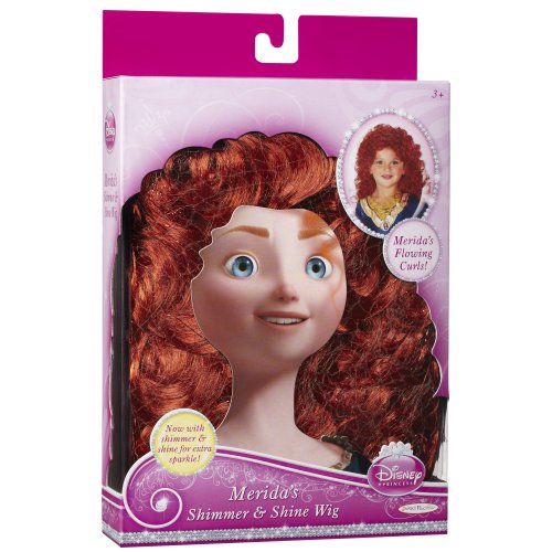 Disney Princess Merida Shimmer & Shine Role Play Wig Toy