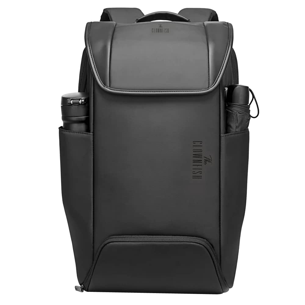 THE CLOWNFISH 18L Water Resistant Polyester Anti-Theft Unisex Travel Laptop Backpack With Usb Port (Black) (B09RH2M4SZ) Amazon Price History, Amazon Price Tracker