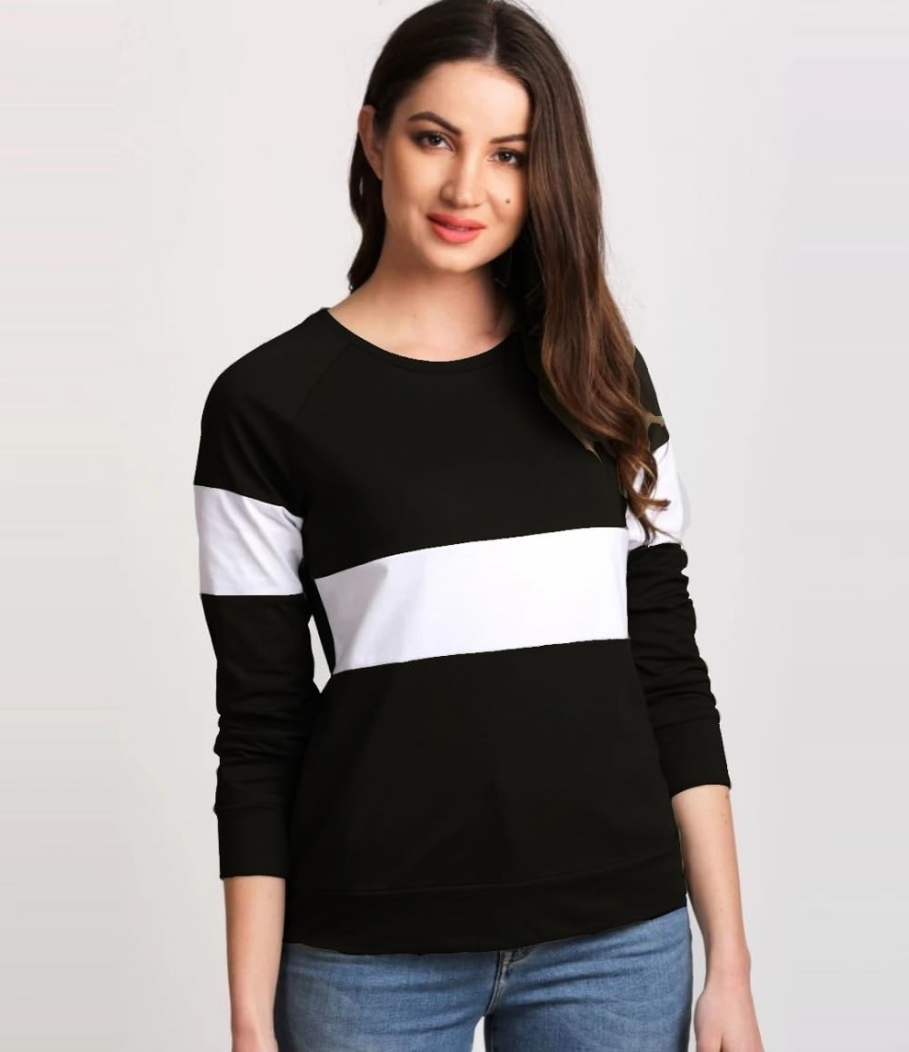 AMZ Colorblock Women Round Neck T-ShirtSMD- 170009-picture-26