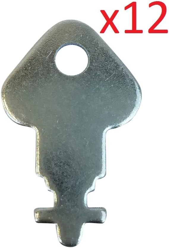 Skeleton Key (K-3) Dispenser Key - 12 Pack of Keys - for Georgia Pacific Kimberly Clark SCA Tissue San Jamar VonDREHLE MERFIN and more