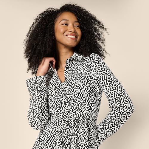 Robe mi-longue en jersey confortable pour affiner la silhouette coupe classique - 5