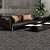 Petgrow Commercial Carpet Tiles, 24" x 24" Squares, 18 Tiles, 72 sq ft, Non-Slip Soft Padded Carpet for Office, Bedroom, Living Room, Kitchen, Garage,Easy DIY Installation (Brown)