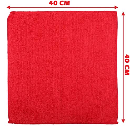 Image of KOZDIKO Microfiber Cleaning Cloth Car 300GSM 40x40 cm Pack of 4 for Hyundai Kona Electric
