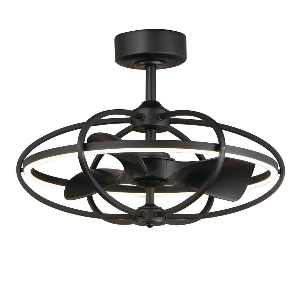 Maxim Corona 61002BK Fandelight, black finish