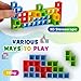 WOWNOVA 32PCS Tetra Tower Stacking Building Balance Block Game Toys for Kids, Adults & Family Game Night, Balancing Blocks Board Games Stacking Fun Toy for Children, Teens, Adults, Friends, Parties