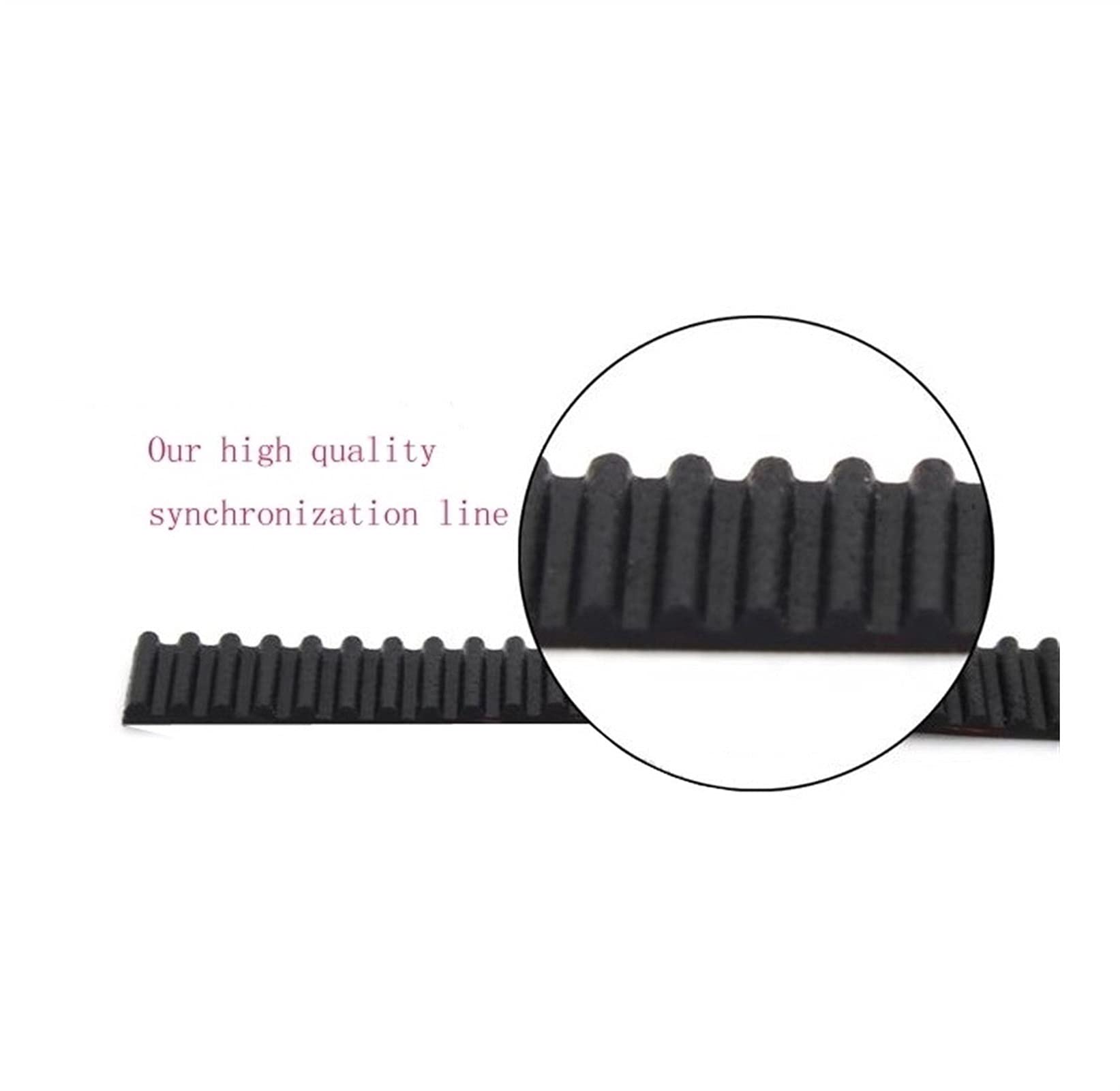 Xianglaa-3D pasek do drukarki 3D pasek rozrządu do drukarki 3D 2GT-6-444, GT2 zamknięty pasek z pętlą, długość 444 mm, szerokość 6/9/10 mm, pasek do koła zębatego 2GT (rozmiar: Szerokość 9 mm)