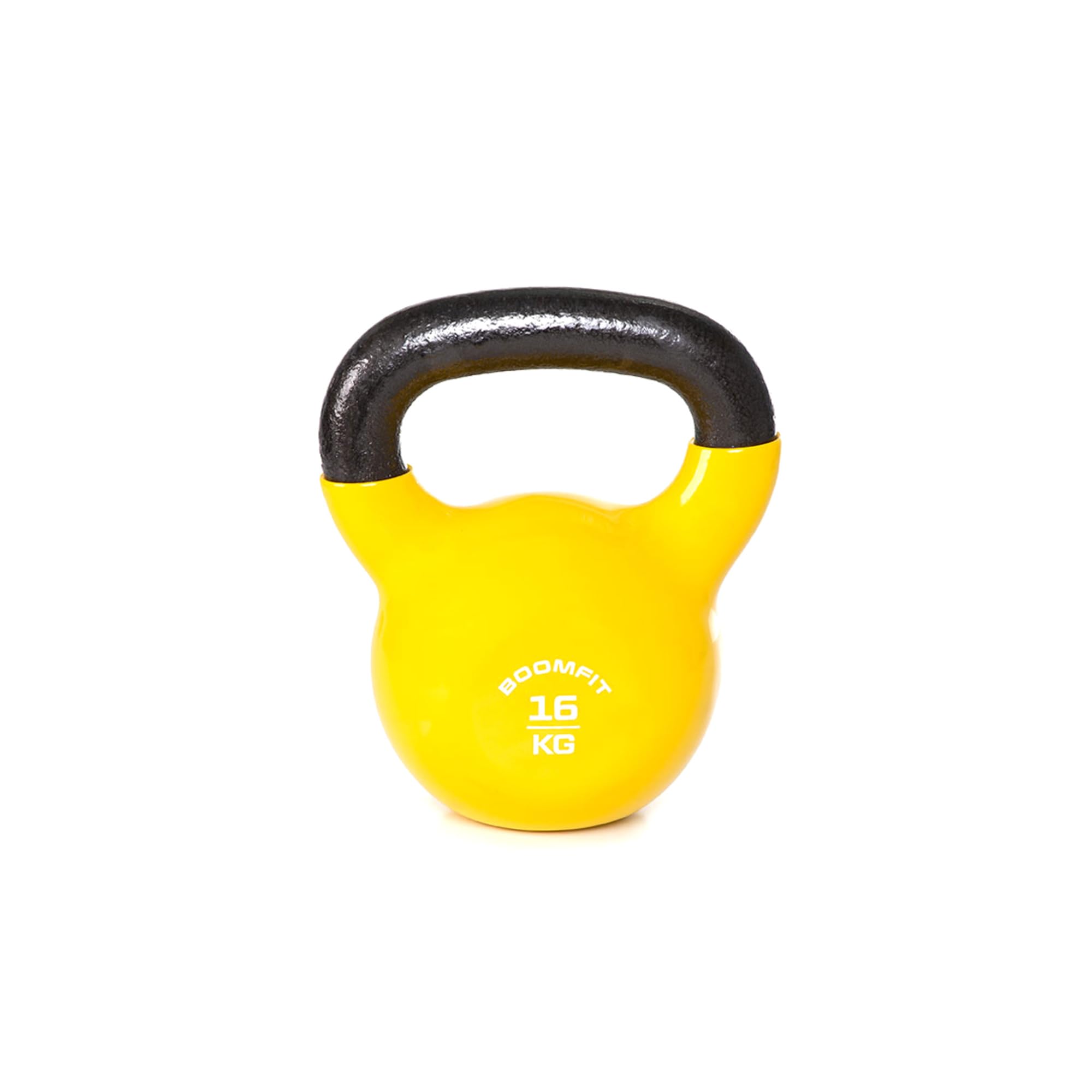 BOOMFIT Ghiria Kettlebell 4-30kg in Ghisa e Vinile | Pesi Palestra per Allenamento Funzionale e Cross Training | Pesa Russa Professionale per Swing e Squat | Attrezzatura Home Gym