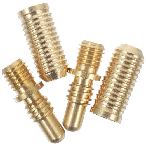 Healvian Tornillos de Cobre para Tacos de Billar Juego de 2 Piezas Tornillos de Conexión para Varilla de Extensión Accesorios Resistentes para Juntas de Tacos Uso en Billar y Pool