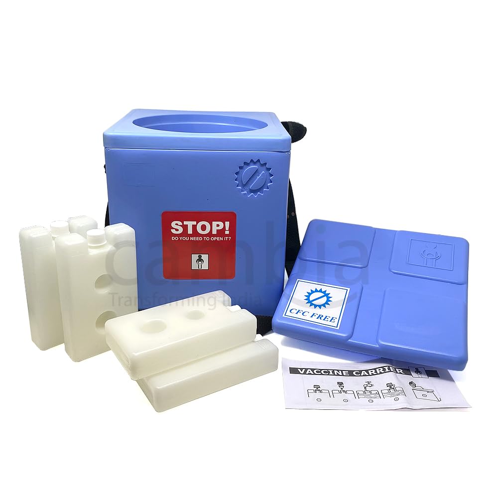 Cambia Vaccine Carrier Box (Large with 4 Ice Packs - 1.35 Ltr.) (B091TTY212) Amazon Price History, Amazon Price Tracker