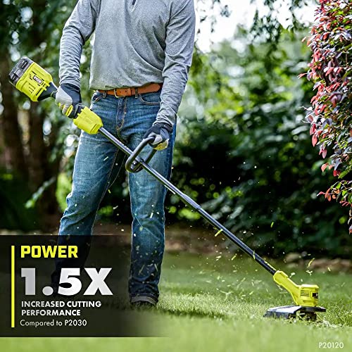 One+ Hp 18V Brushless 13 In. Cordless Battery String Trimmer With 4.0 Ah Battery And Charger #TOP6