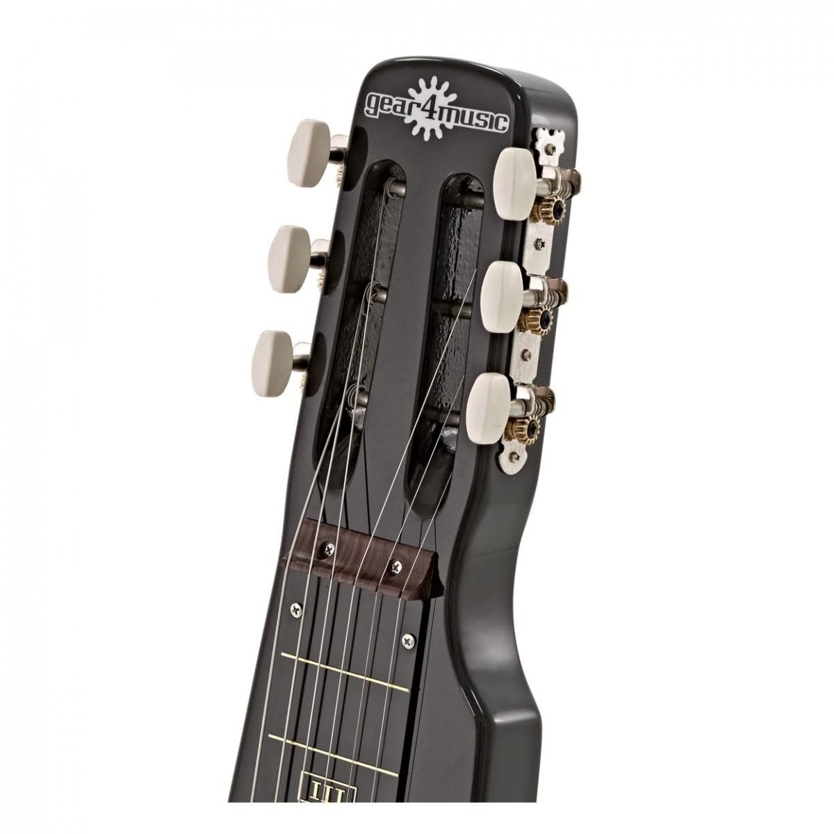 Gear4music Kit Chitarra Lap Steel con Supporto e Slitta Tonebar | Pickup Single Ceramico, Ponte Hardtail Fisso, Controlli Volume e Tono, Borsa da Trasporto Inclusa