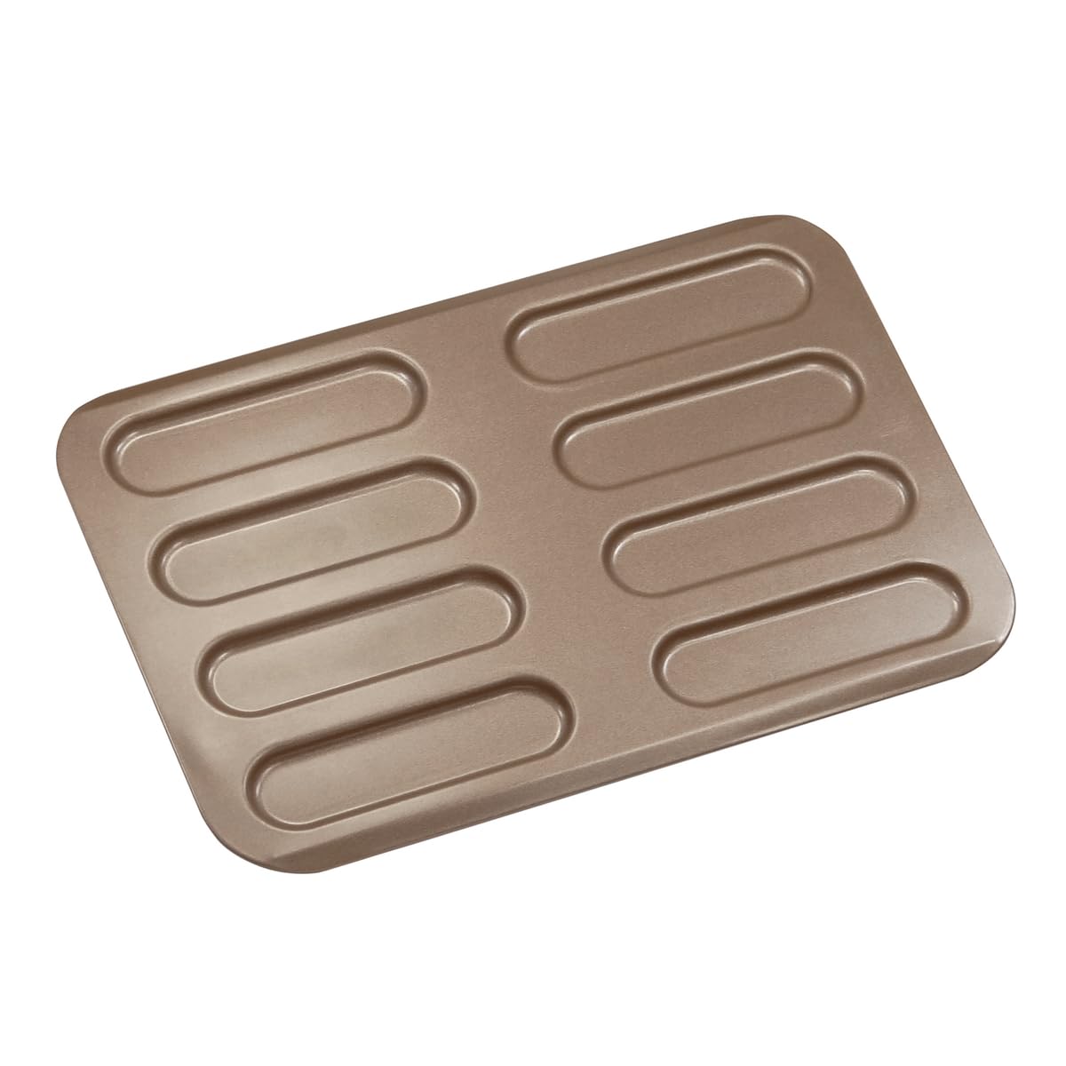 Gobel Brown Paderno World Cuisine A4982308 Non-Stick Eclair Mold,