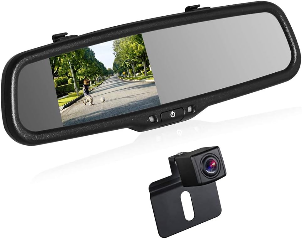 BOSCAM K2 Wireless Reversing Camera Kit, OEM Rear-View Mirror Monitor, Waterproof Night Vision Reverse Camera