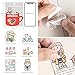 Mayplous Decorative Sticker Collection - 6 Pack Assorted Washi Stickers for Planners, Journals & Scrapbooking | Adhesive Embellishments for Diaries, Albums & DIY Crafts (Beauty)