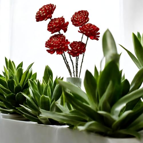 Ramo Orquídeas de Madera Sola Orgánica, 6 Tallos miniatura 3
