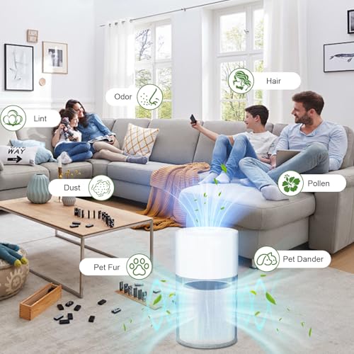 Image of 3 Pack 511 Replacement Filter Compatible with Blueair Blue Pure 511 Air Purifier, True HEPA Filter Particle and High-Efficiency Activated Carbon Filter for Home Large Room(Not Fit 511 Auto /511i max)
