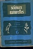  SCIENCES NATURELLES CLASSE DE SIXIEME DES LYCEES ET COLLEGES.