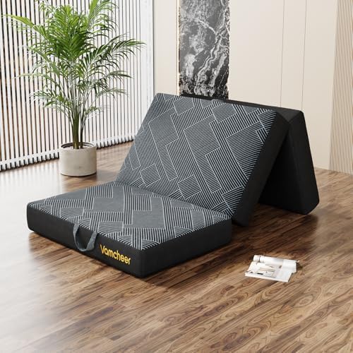 Vamcheer Colchón Plegable Triple - Colchón Versátil para Huéspede...