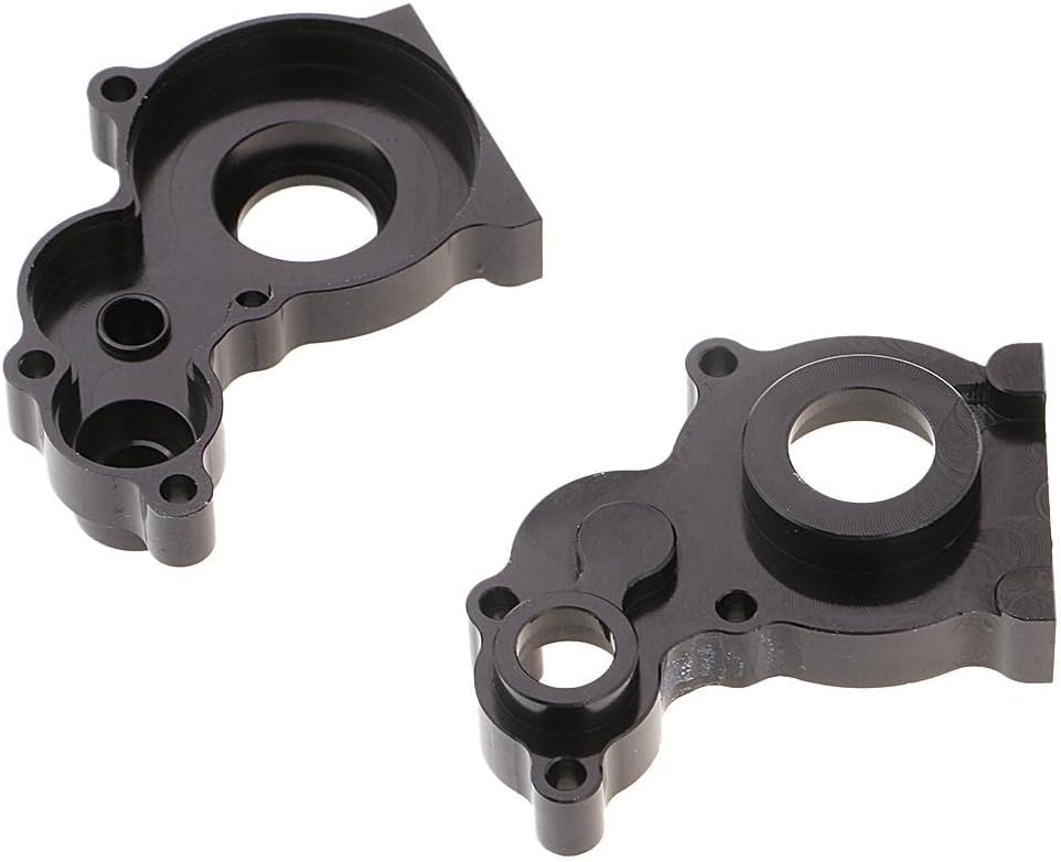 SCX10 Aluminum Transmission Housing, Black for 1/10 Car Model