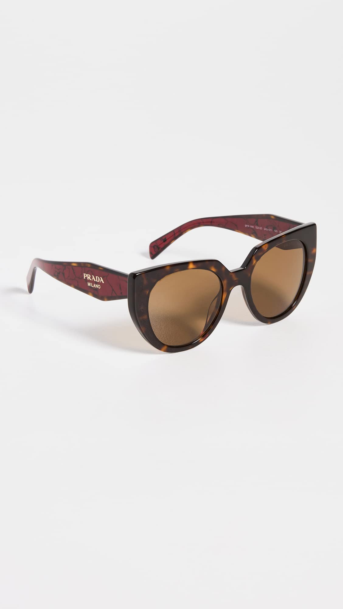 Prada 0PR 14WS 52 2AU5Y1 Gafas de Sol, Unisex-Adult, Multicolor (Multicolor), Talla Única