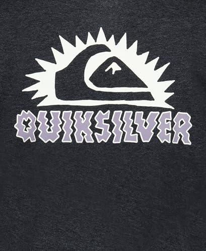 Image of Quiksilver Boys' Short Sleeve Logo Graphic T-Shirt, Soft & Comfortable, Regular Fit