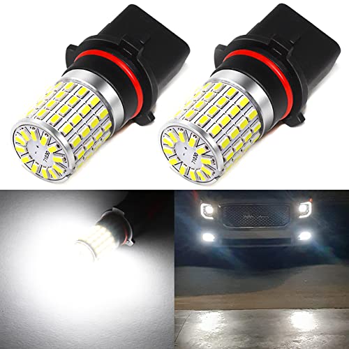 PHINLION PSX26W 12278 LED Fog Lights, PWY26W H28W LED DRL Bulbs, 2000 Lumens...