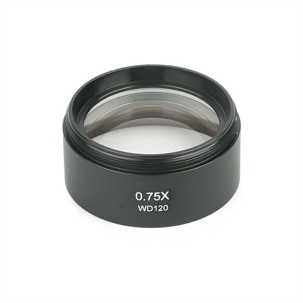 Ricambi per Microscopi da Laboratorio Microscopio Lente Ausiliaria 0.3X/0.75X/1.5X Obiettivi Ausiliari Stereo di Barlow Filettatura M48 for Zoom Trinoculare Binoculare