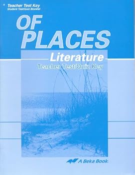Paperback Of Places Literature Teacher Test/Quiz Key 8 Book