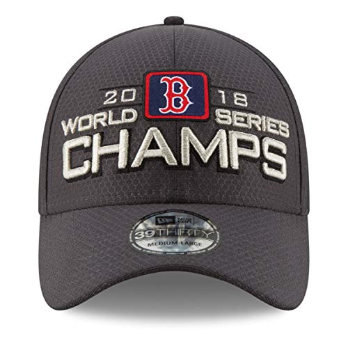 New Era Boston Red Sox 39Thirty 2018 World Series Champion Men's Locker Room Hat #TOP2