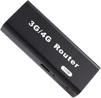 Mini Wifi Router, Portable 3G/4G 150Mbps RJ45 USB Router Compatible with Mac, iOS,