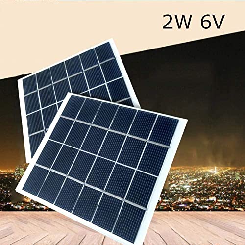 New Solar Panel Volt Battery 2W 6V Mini For Powered Display Light Solar Solar Sola Solar Models Decor Toy #TOP7