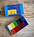 STOCKMAR Beeswax Block Crayons, Set of 12 Assorted Colors with a Scraper – Natural Beeswax Art & Drawing Wax Blocks, Break-Resistant, Smooth Color Application – Coloring Crayons in Sliding Carton