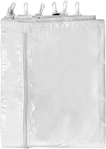 Miniatura 3 de Pared lateral para fiestas y toldos de 7 pies x 10 pies con cremallera, material de vinilo de PVC translúcido, para tiendas de campaña de bodas,