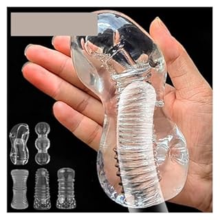 Rilassante muscolare maschile in silicone trasparente e resistente: aiuta a migliorare l'allenamento di resistenza, rilassare i muscoli tesi, design portatile e compatto, facile da pulire(C)