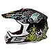 Produktbild JIE KE Helm Motocross Helm Männer und Frauen Vier Jahreszeiten Full Face Helm Winter Anti-Fog warme Offroad Helm (Farbe : Black pattern)