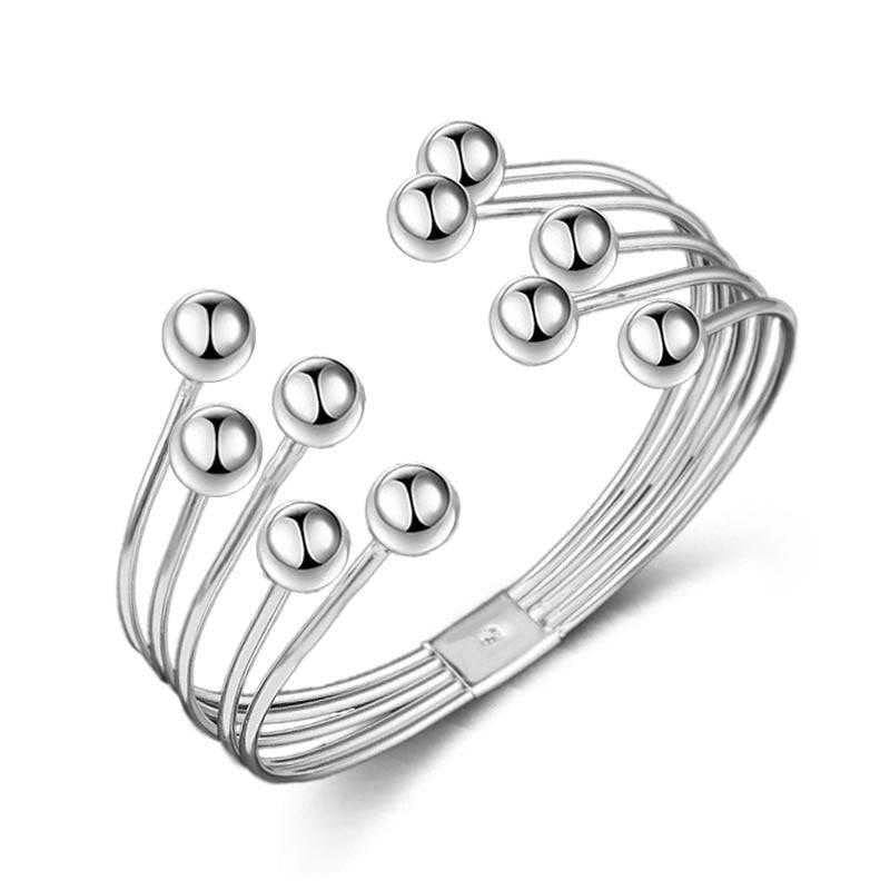 Bling Queen Womens Silver Plated Casual Adjustable Cuff Bracelet, Silver Wide Cuff Bracelets For Women, Kadaa Bracelet, Open Adjustable Bracelet, Womens Cuff Bracelet, Bangle Bracelets(Silver) (B0BRD5DFJT) Amazon Price History, Amazon Price Tracker