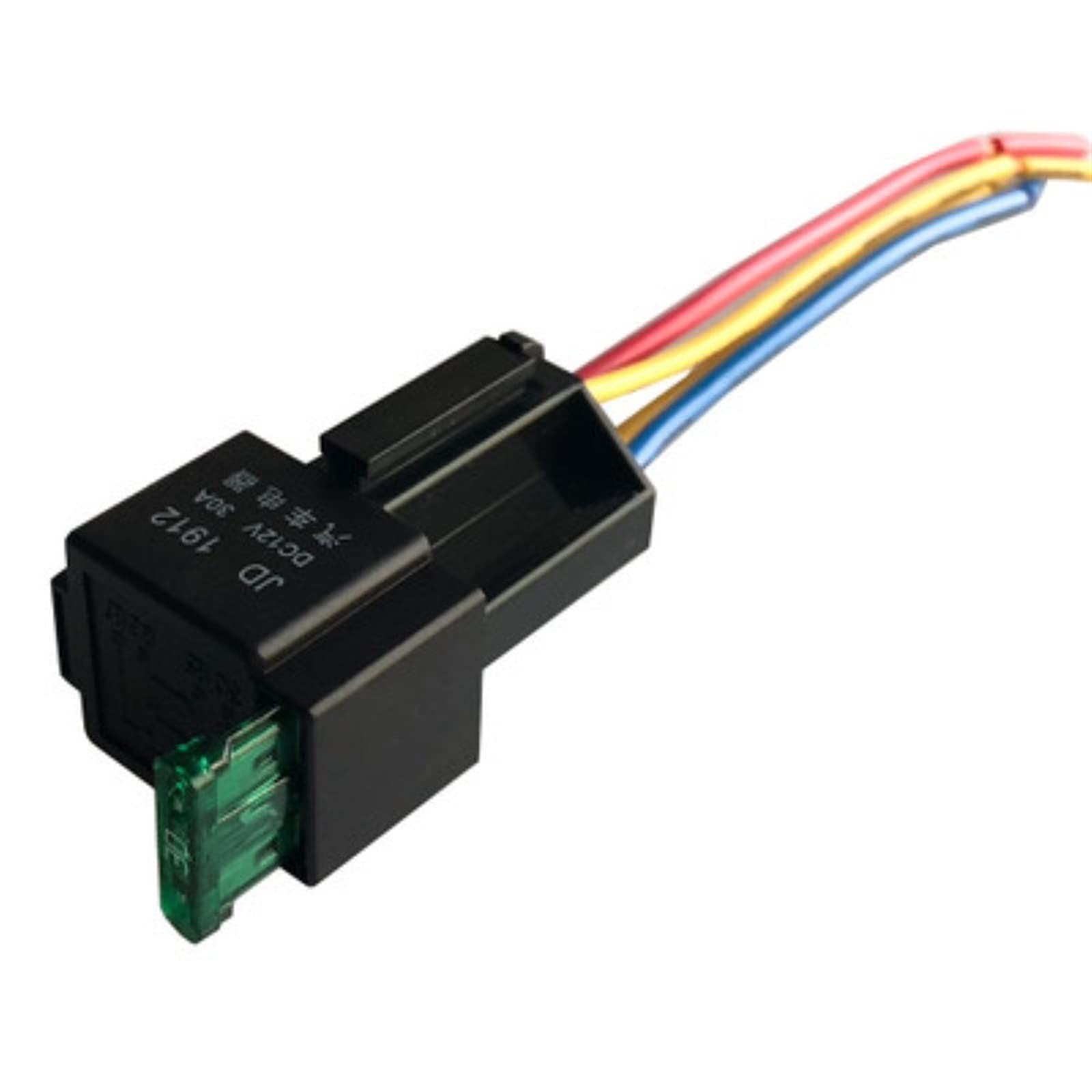 Relé de coche 12V 4 pines NO interruptor electromagnético automotriz de repuesto 5
