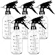 Youngever 5er Pack Leere Glassprühflasche, 250ML Klarglas Sprühflasche für ätherische Öle mit Extra Langlebigen Triggersprühern (Klar)