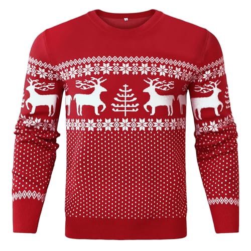 Uniexcosm Herren Weihnachtspullover Ugly Weihnachten Pullover...